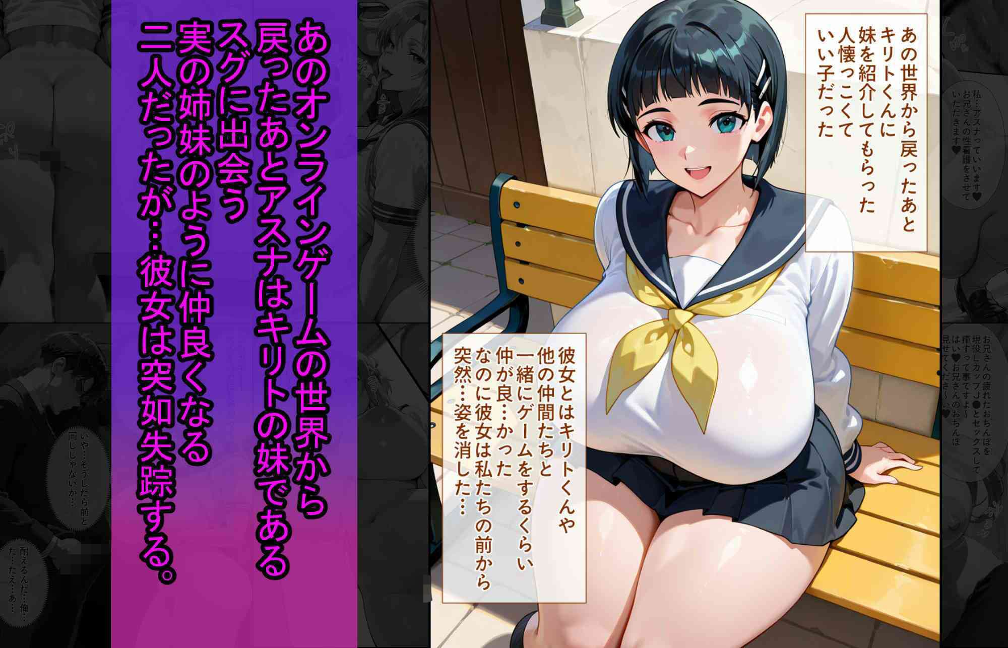 爆乳J●  アスナちゃんが巨根おじさんに寝取られる  話15 サンプル 3