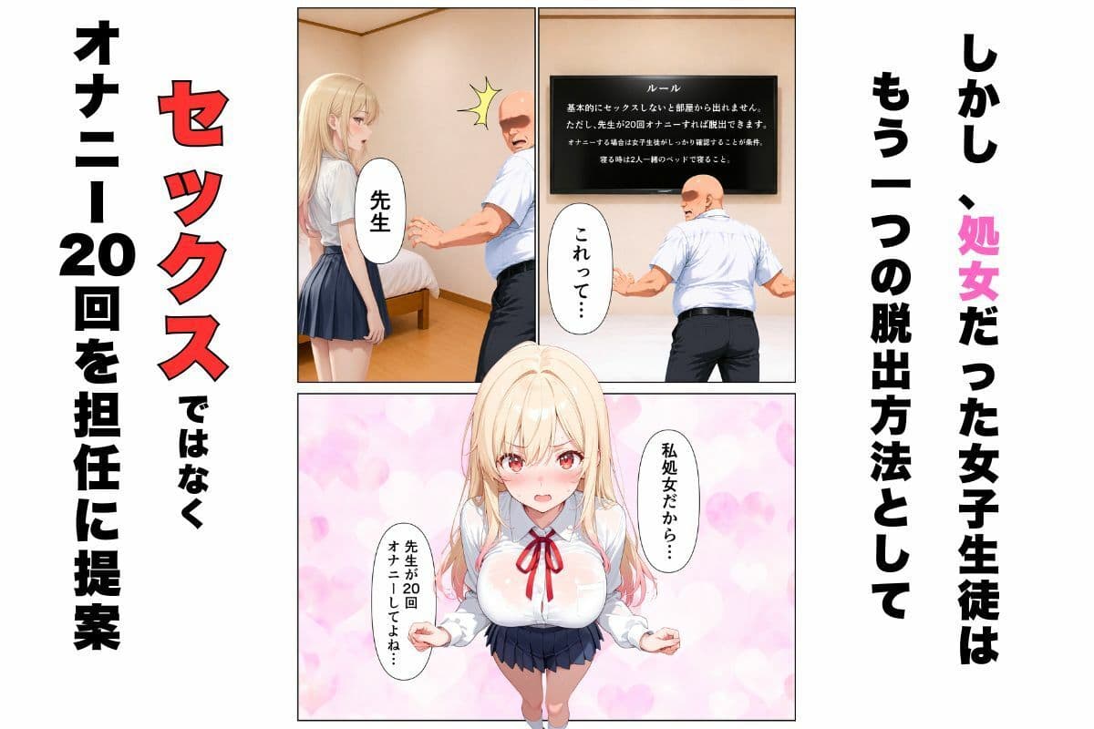 セックスしないと出れない部屋に嫌いな担任と閉じ込められた話。 サンプル 2