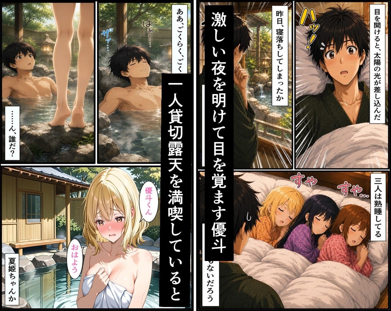 無防備すぎる同級生に、理性が追いつかなかった話 第15話「忘れられない温泉旅行」 サンプル 1