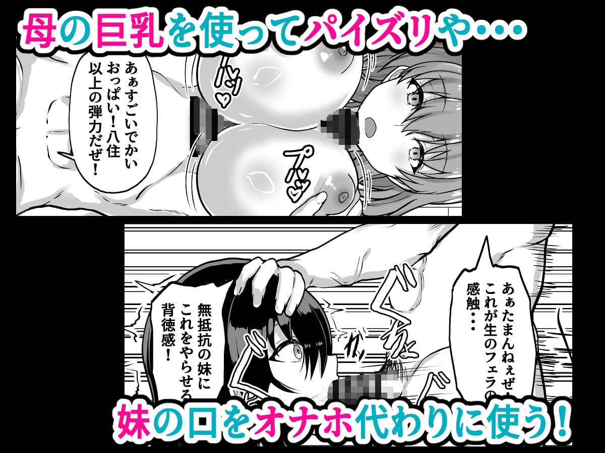 時間停止  妹と母  止まった時間の中で家族を好き放題 サンプル 3
