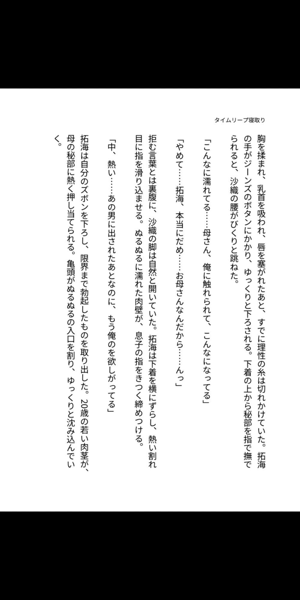 タイムリープ母子相姦 〜過去の母を寝取り孕ませる〜 サンプル 3