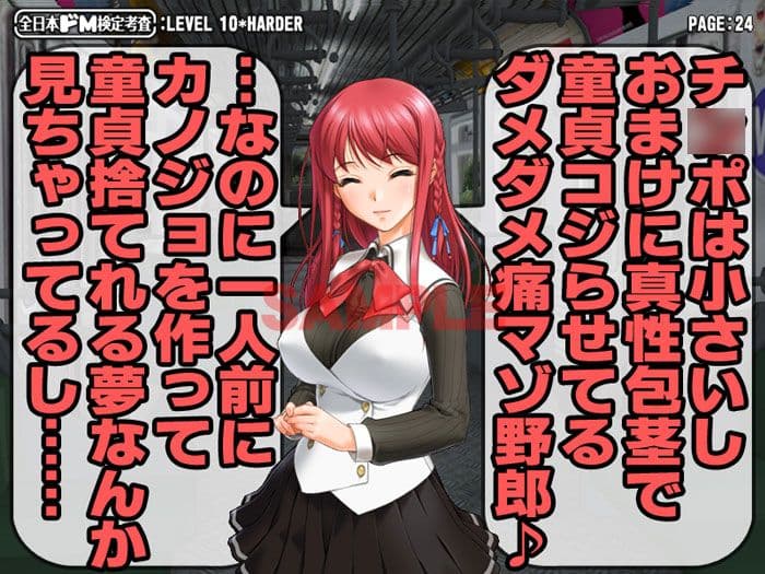全日本ドM検定考査: レベル10*HARDER 〜キミの心に、二度と消えない傷をあげるね〜 サンプル 2