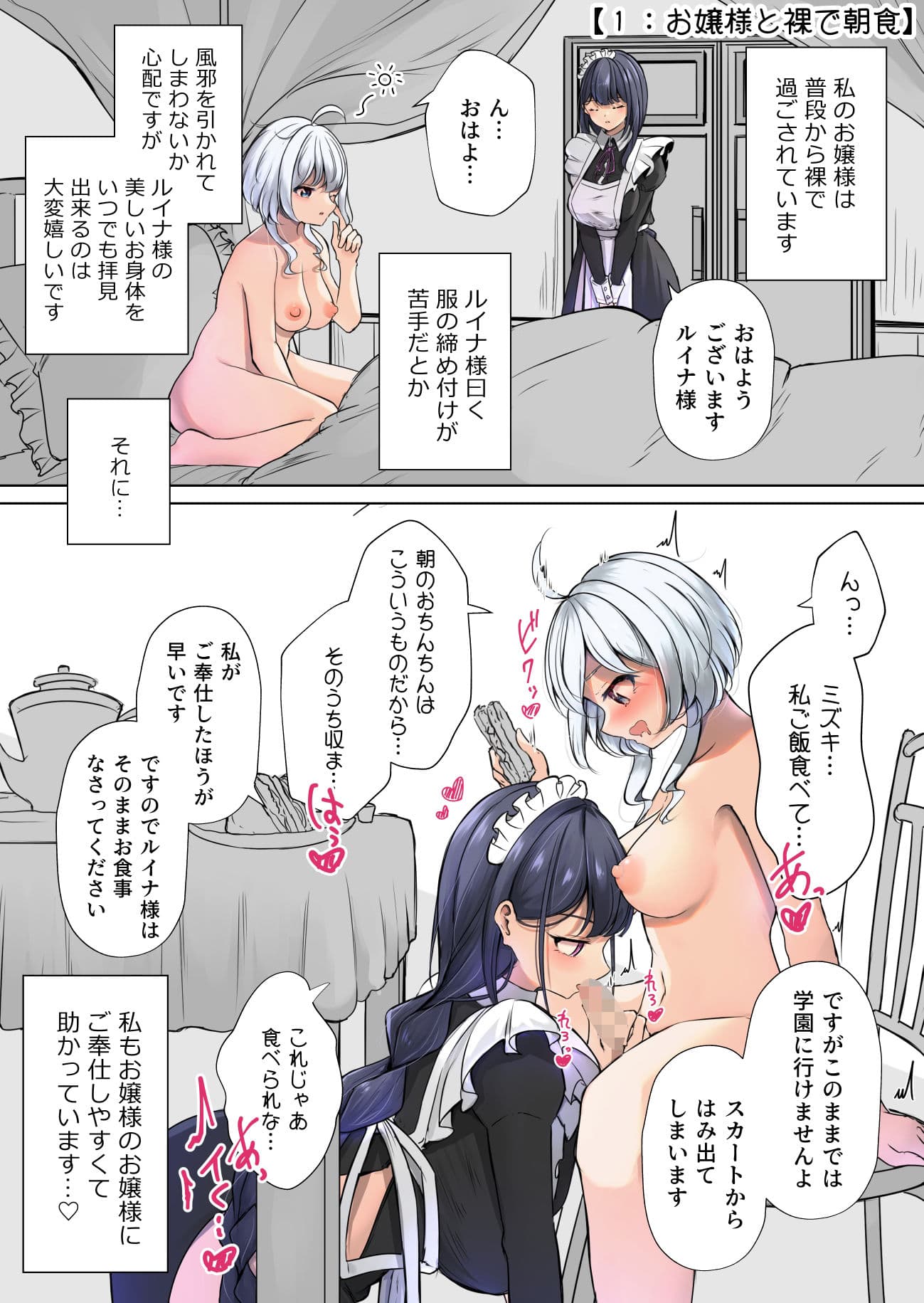 私のお嬢様はふたなり裸族 サンプル 1