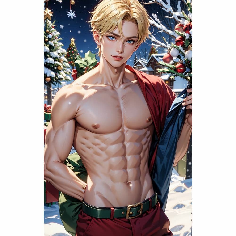筋肉:セクシーなサンタクロース サンプル 10