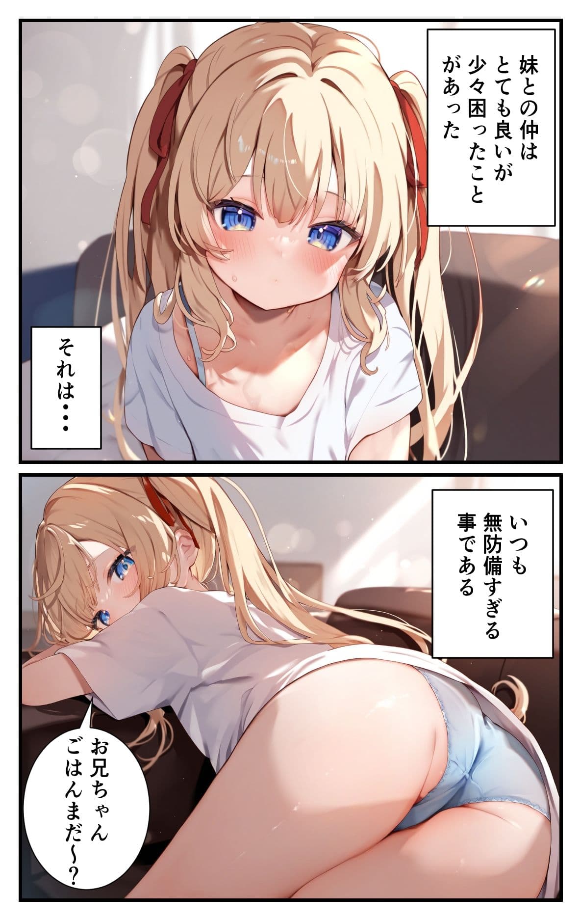 いつも無防備な妹がエロすぎる サンプル 2