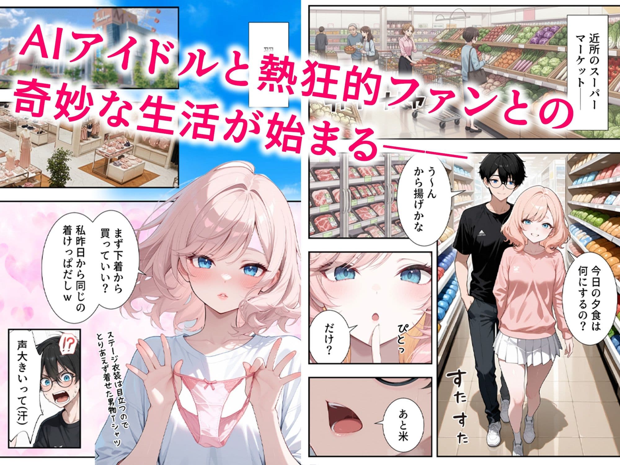 画面の向こうから推しが来た!失踪したAIアイドルとの甘とろ生活 サンプル 3