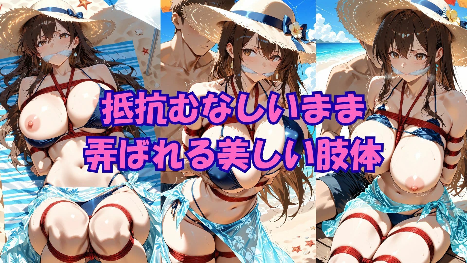 潮騒と緊縛 〜松岡紗季、悪夢の休暇〜 サンプル 3