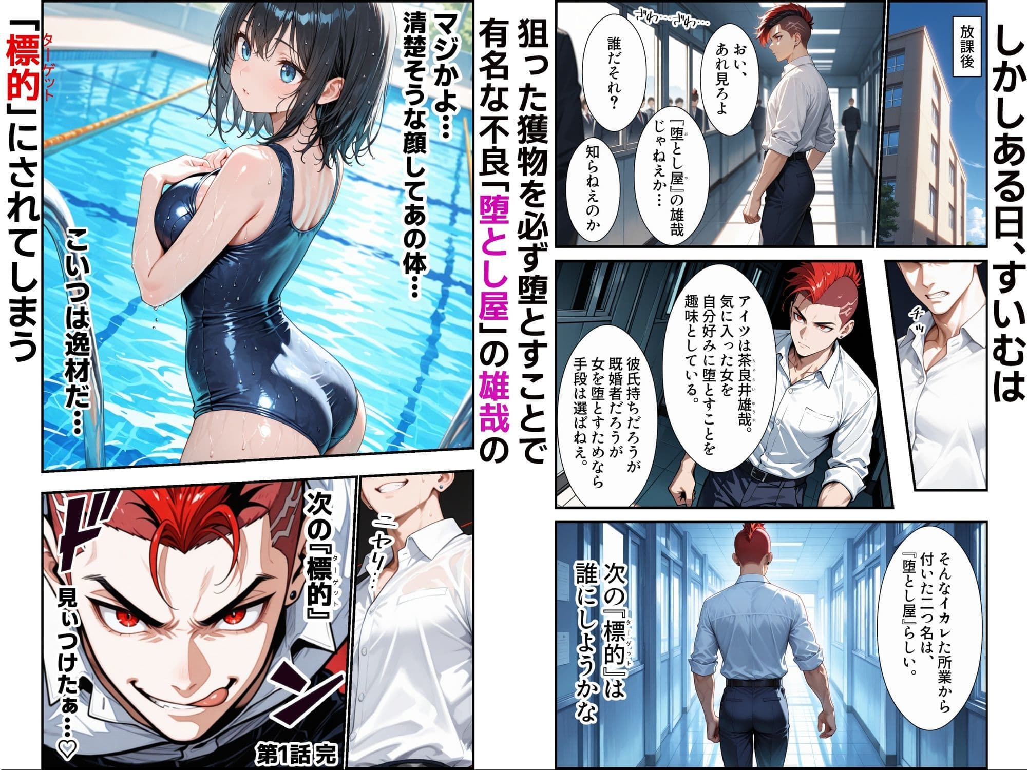 俺の天使が堕ちるまで〜清楚な水泳部の後輩、寝取られてビッチギャルに堕ちる〜 サンプル 2