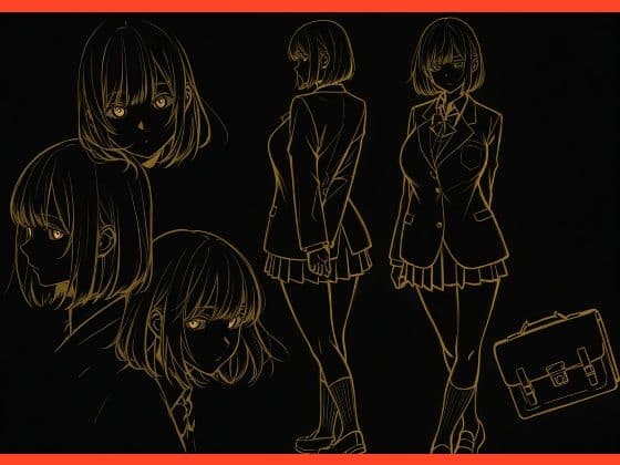 とある少女の性処黙録アナログ原稿AI修正版 サンプル 5