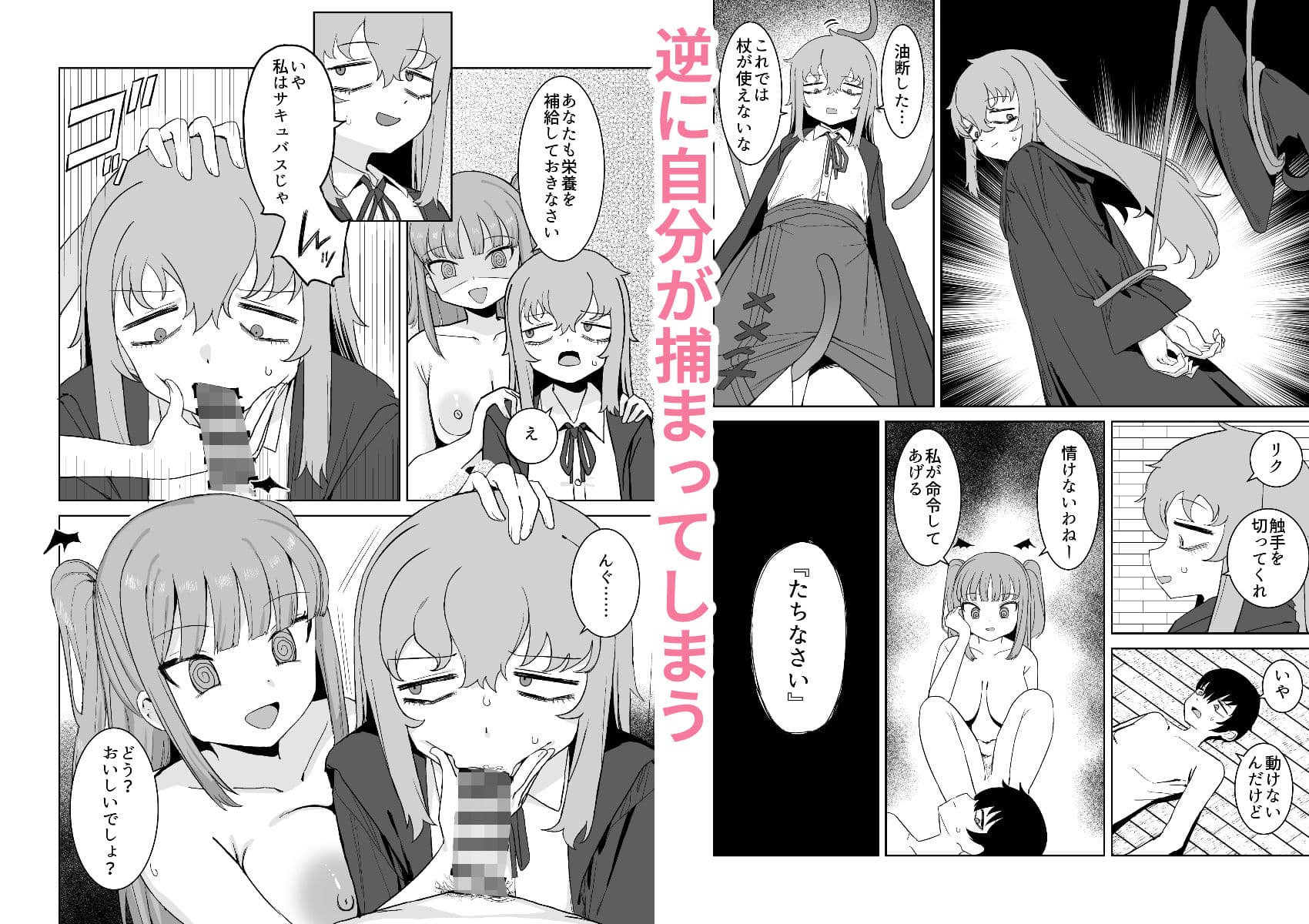 サキュバスが混乱している間に サンプル 4