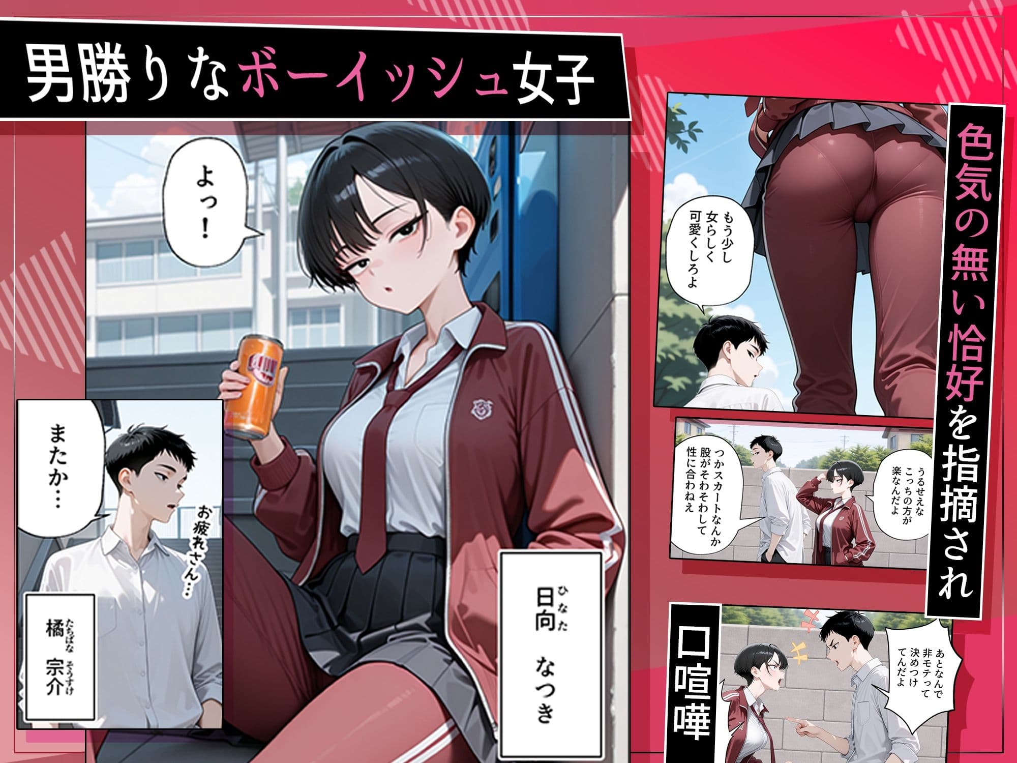 メス堕ちボーイッシュ〜負けず嫌いな幼馴染に女の快楽を教えてあげた〜 サンプル 1