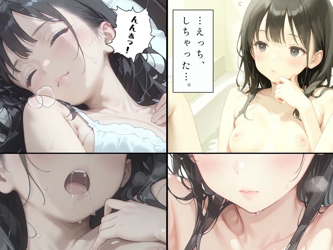 あの子は叡智 余情編〜彼氏とのエッチの余韻に浸りながら自慰行為をしちゃう清純可憐な美少女〜 サンプル 4