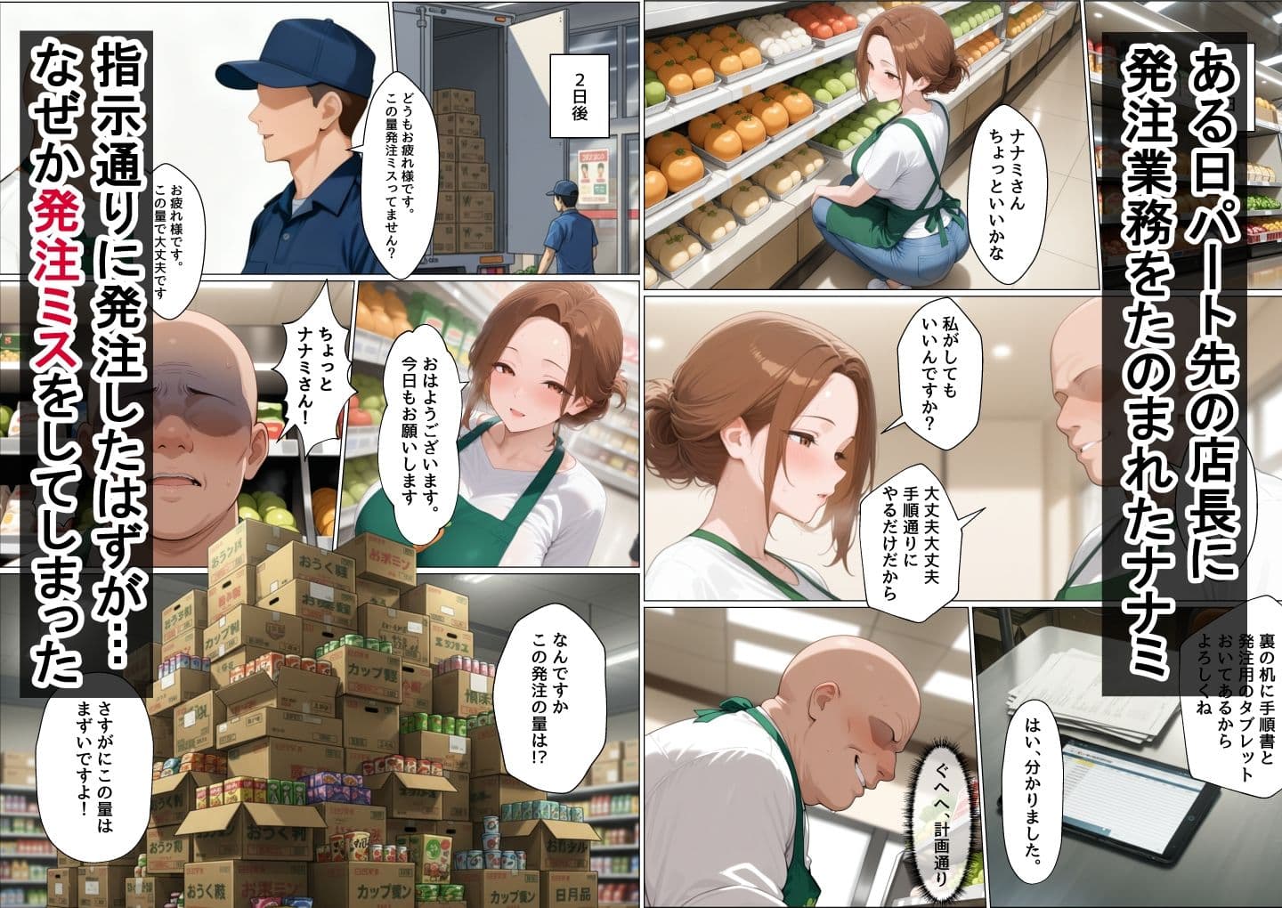 レスなパートの人妻が店長のデカチン中出しセックスにハマった話 サンプル 2