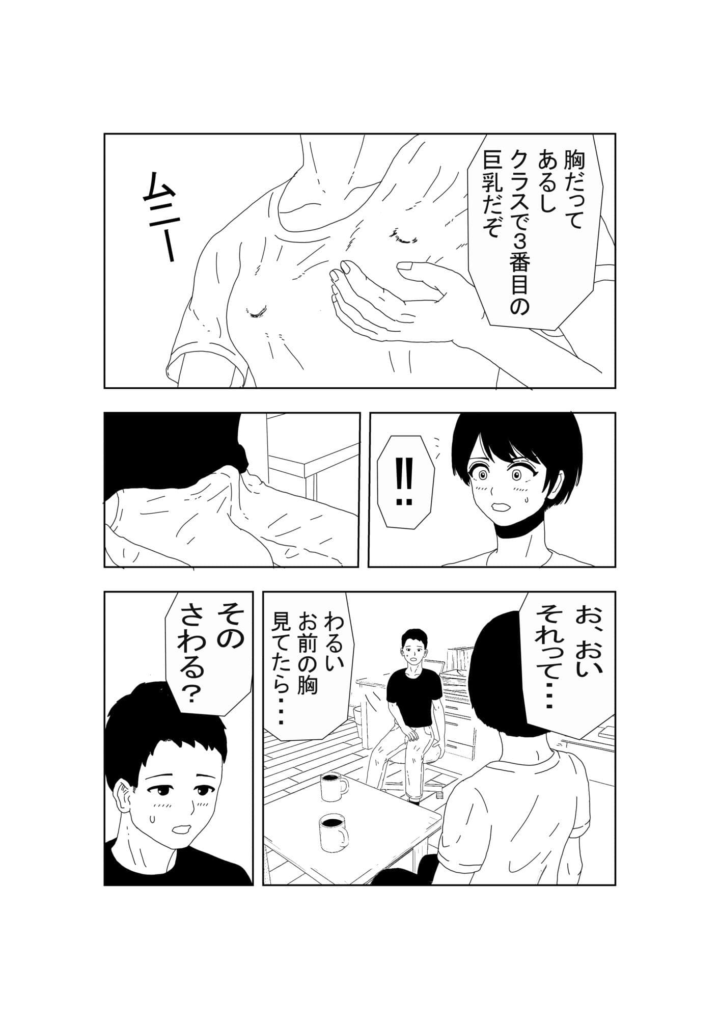 ノーブラボーイッシュの初体験 サンプル 4