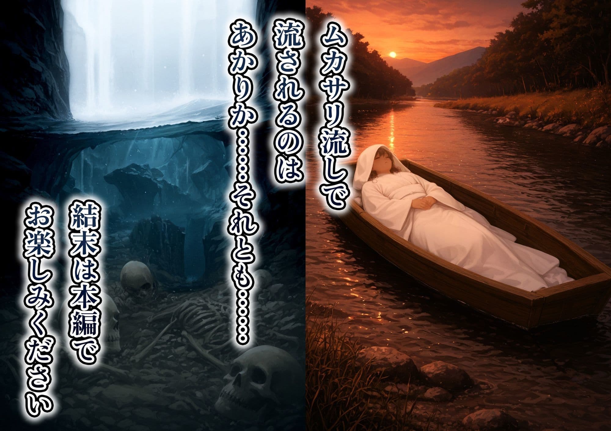 因習村の生贄――褐色の乳母 母乳を噴き出し 絶頂ス――「ムカサリ流し〜総集編〜」 サンプル 9