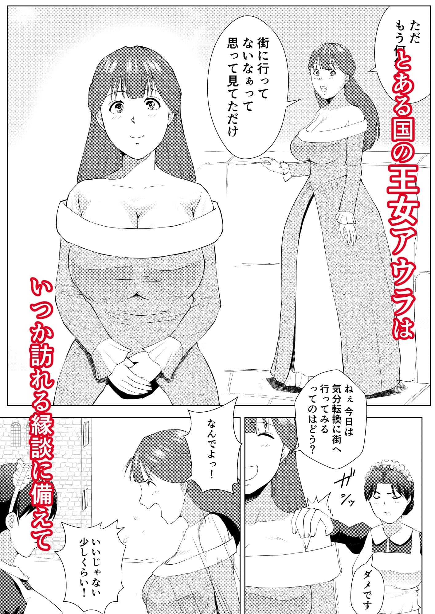 無知な王女のお仕事体験 娼館で初めての性交 サンプル 1