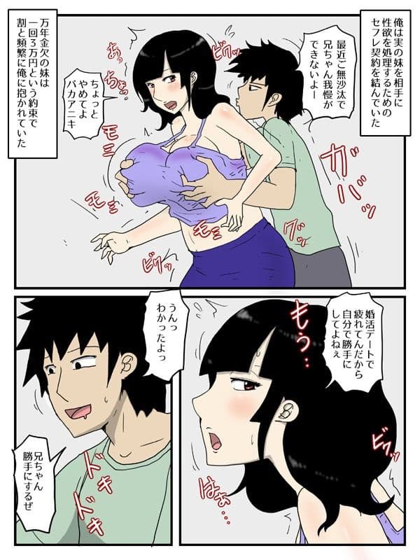 婚活中の妹が軽蔑した眼で性欲処理してくれる件 サンプル 3