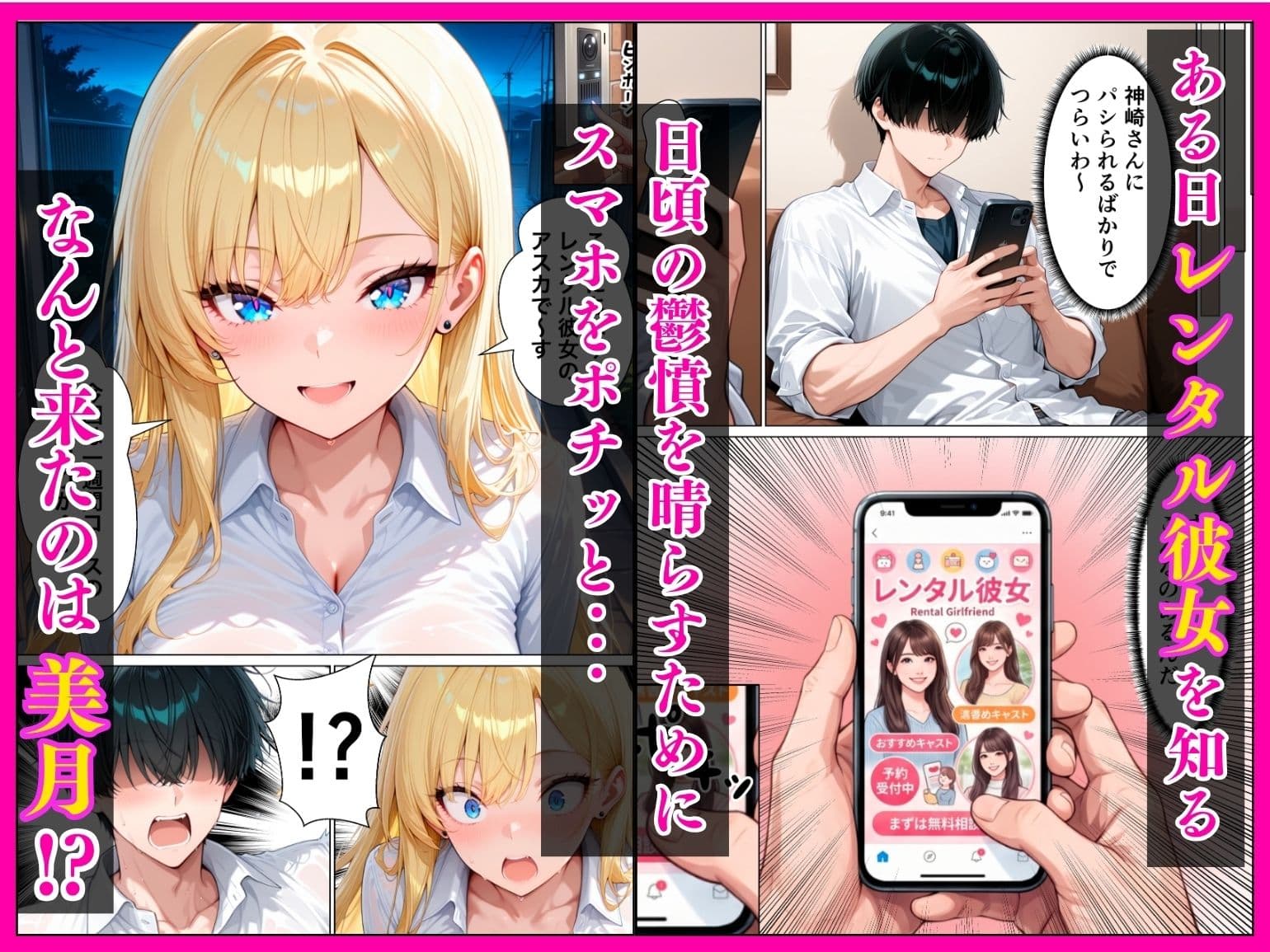 レンタル彼女を呼んだらクラスの一軍ギャルが来た話 サンプル 3