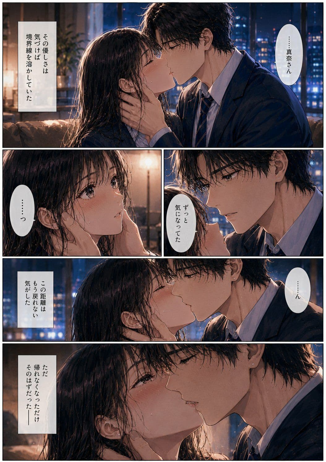 終電を逃した夜、彼女は上司の家に泊まった ―帰れない理由― サンプル 4